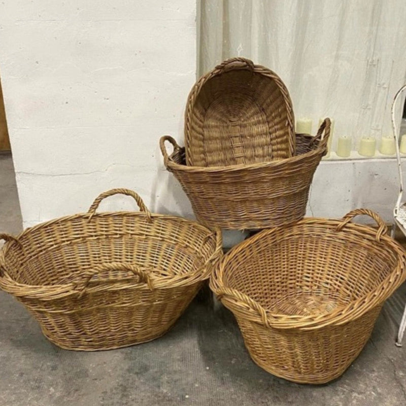 Wicker Woven Laundry Baskets