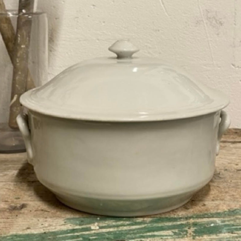 Old Earthenware Pot with Top