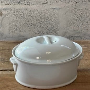 Old Tureen in White Earthenware