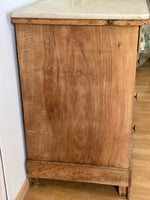 Antique Walnut Chest of Drawers with Marble Top