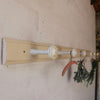 Wooden Painted Coat Rail with Original White Paint