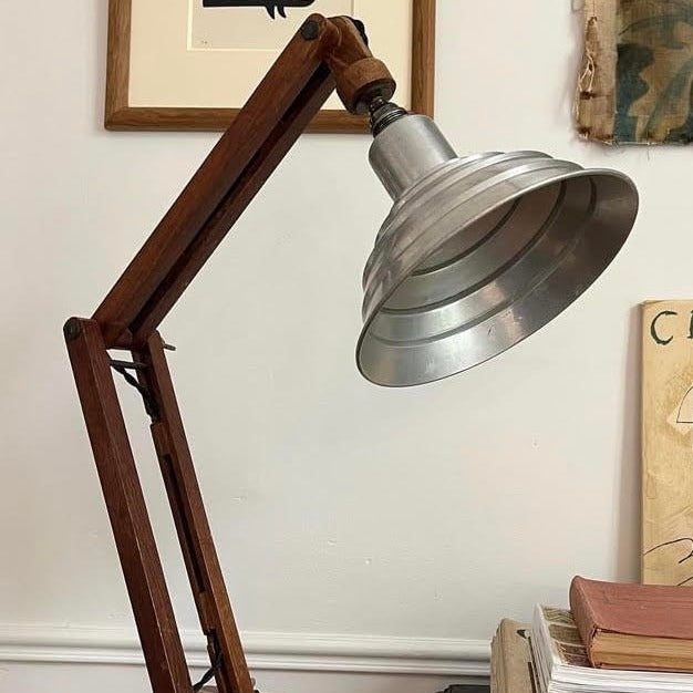 French Constructive Modernist Period Lamp (Adjustable)