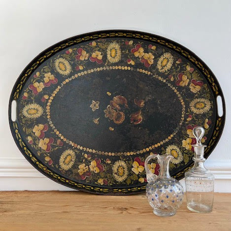 Large Oval Metal Tray