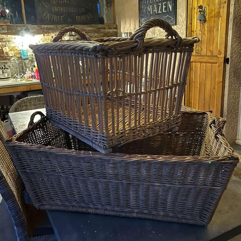 Large Basket with Open Work