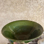 Green Glazed Bowl from Province (Stamped)