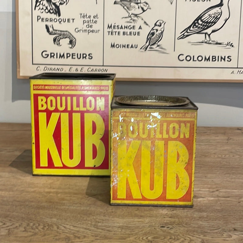 Bouillon Cube Tin Box