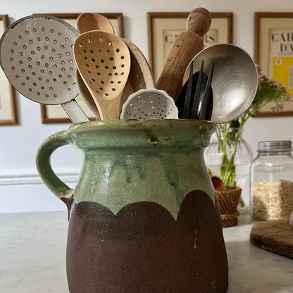 Green and Brown Large Uncommon Pitcher