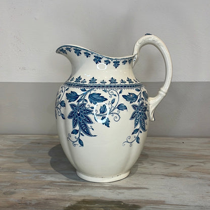 Pitcher with Blue Flowers