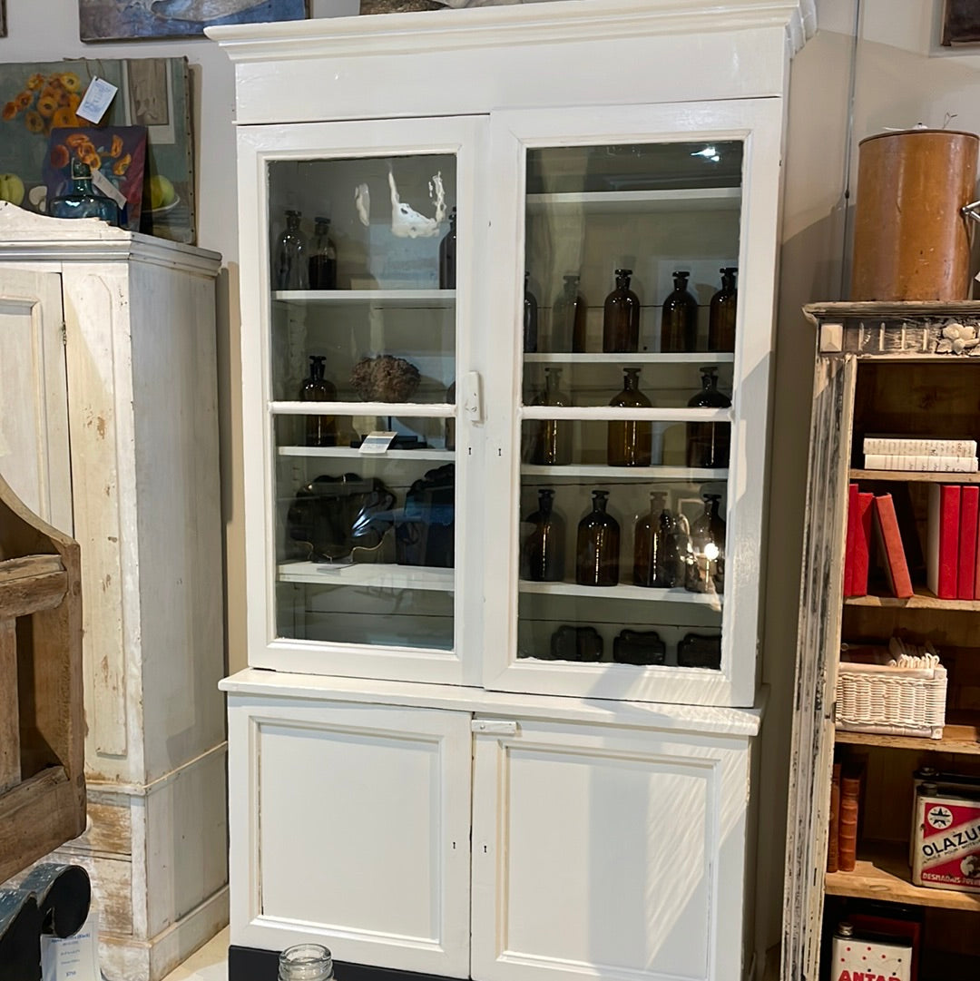 Pharmacy Cabinet with Original Glass