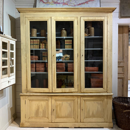 Large 19th Century Painted Bookcase