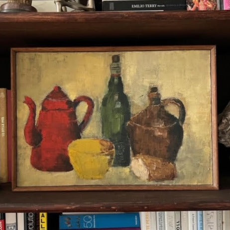 Framed Still Life Games Teapots