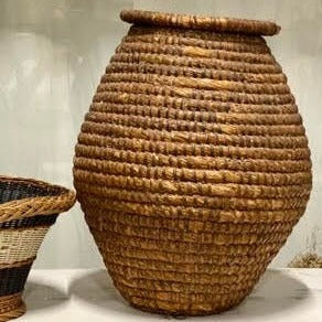 Old Woven Wicker Basket