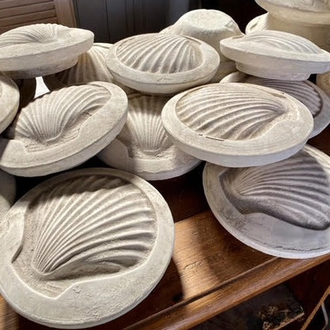 Old Plaster Molds for Making Pottery