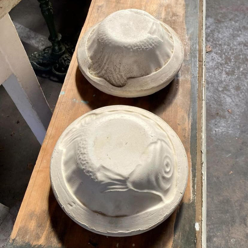 Old Plaster Molds for Making Pottery