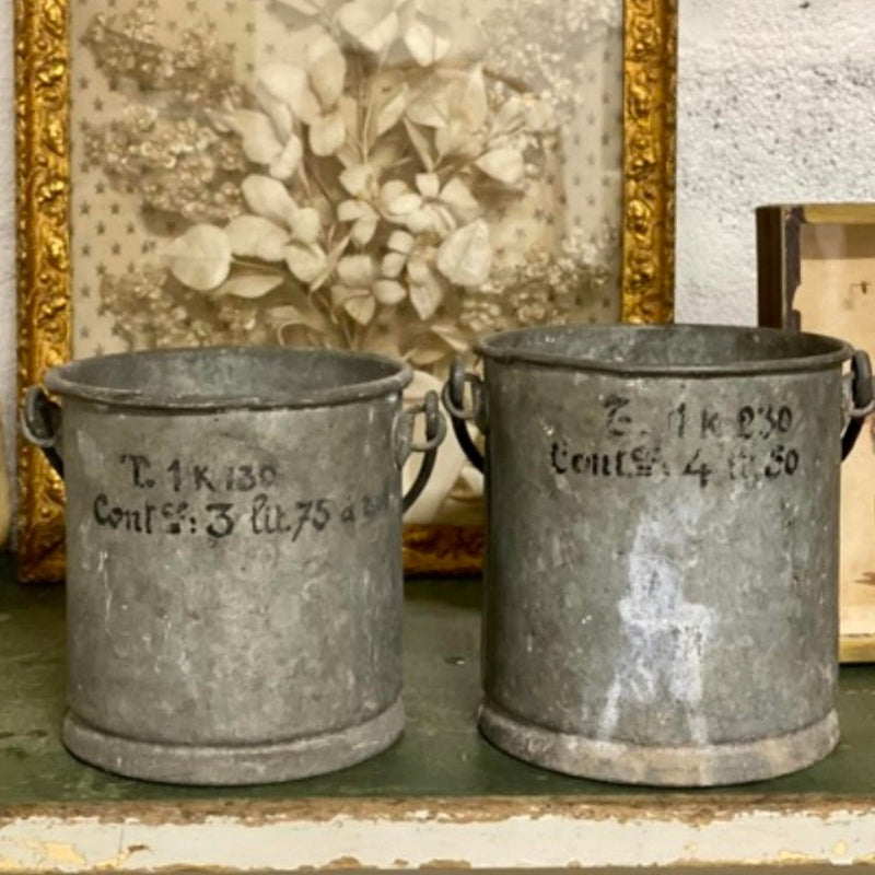 Old Zinc Pots from Hardware Store