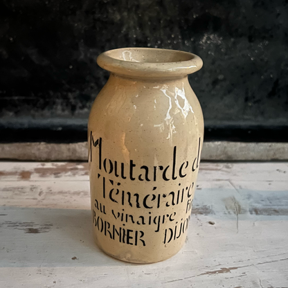 Vintage French Mustard Jar Temeraire