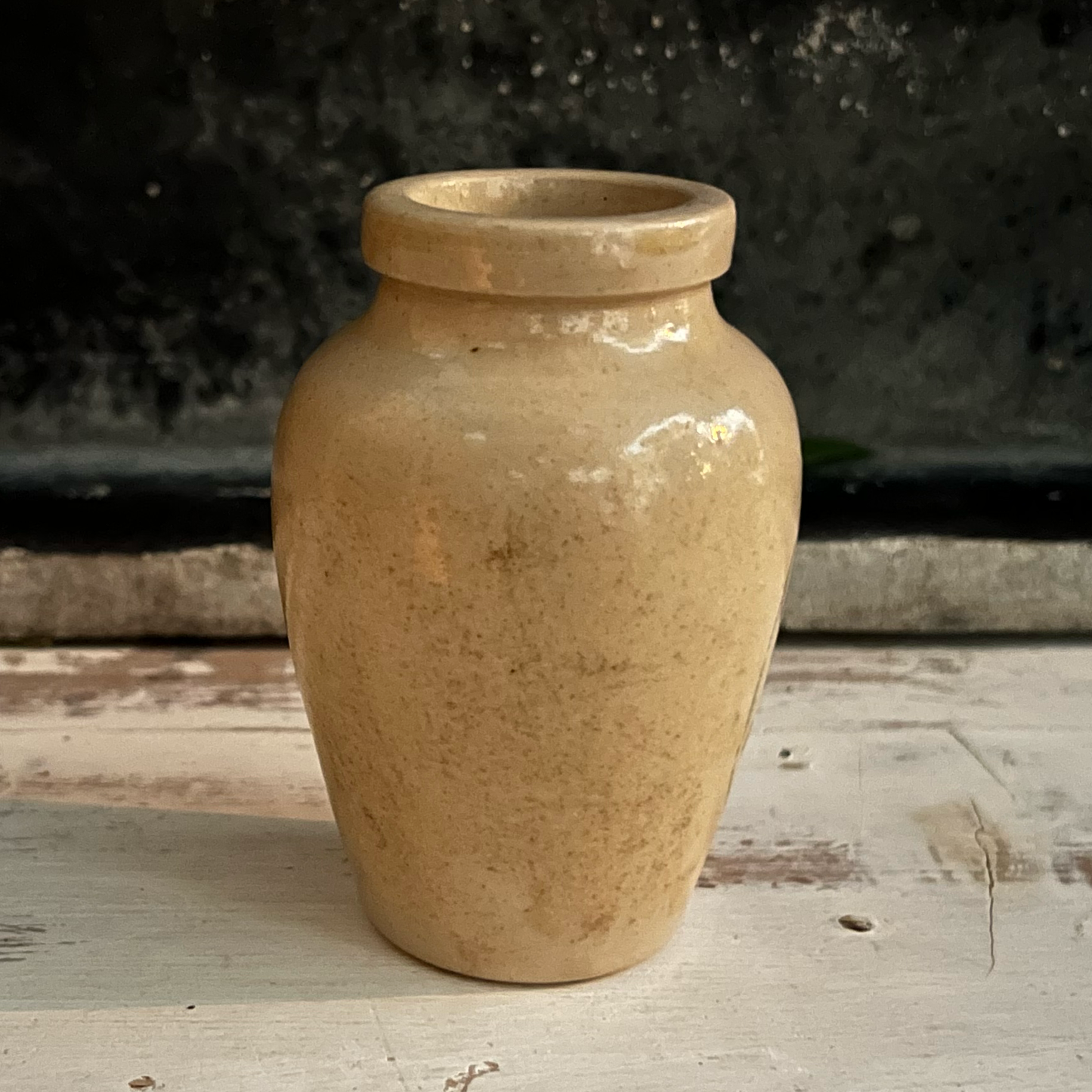 Antique Victorian Stoneware Marrow Jar