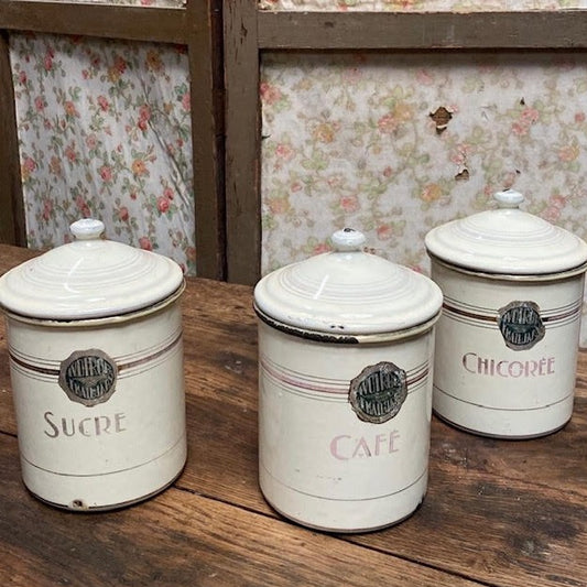 Enamel Spice Jars