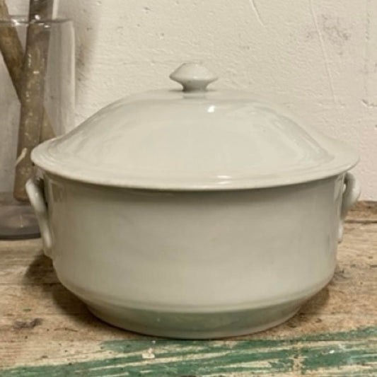 Simple Ironstone Lidded Tureen