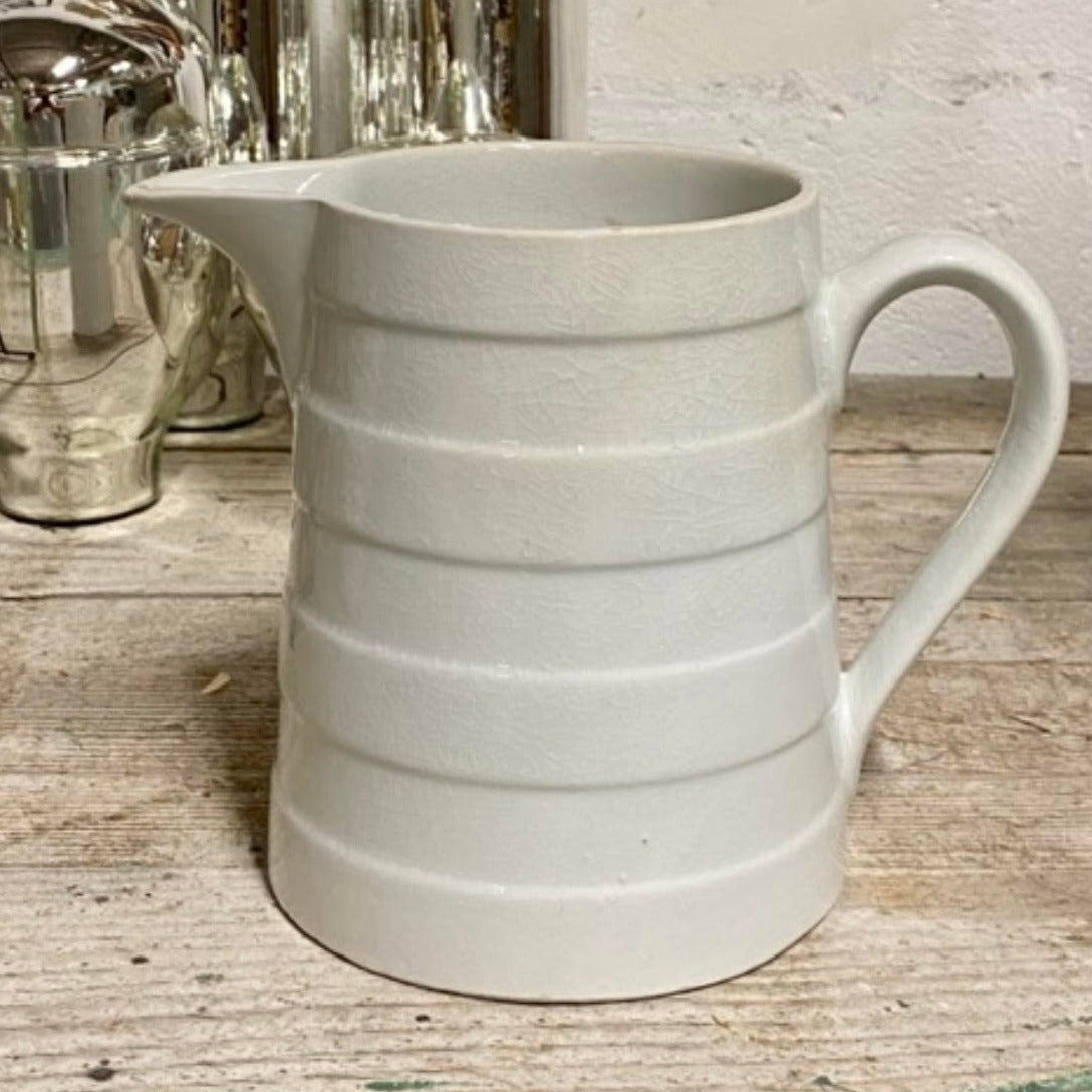 White Earthenware Pitcher