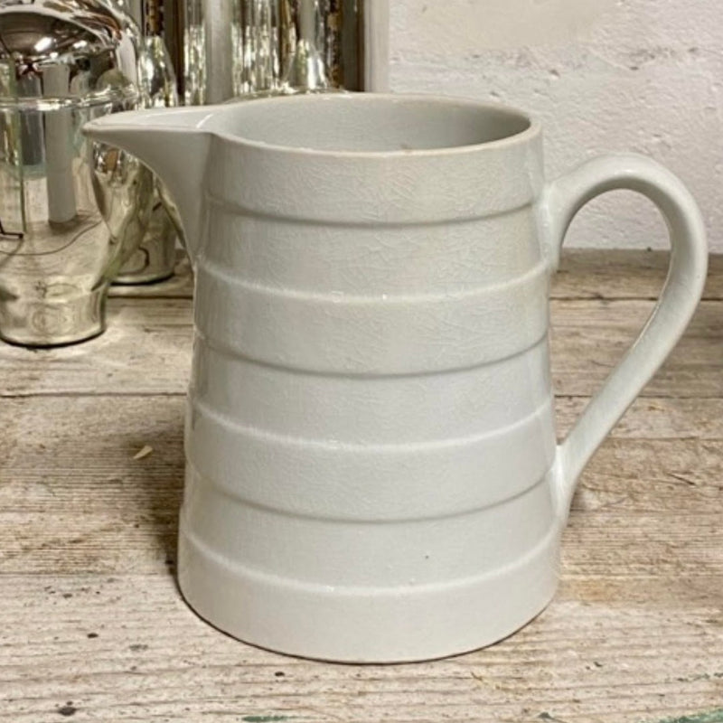 White Earthenware Pitcher