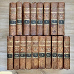 Set of 18 Leather Books