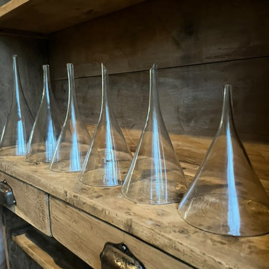 Handblown Glass Funnels