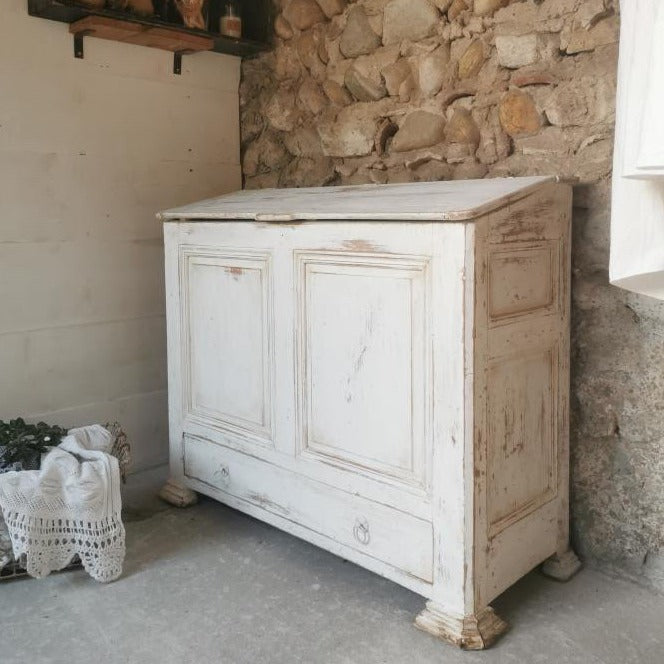 3 Compartment Flour Storage Chest with Slanted Top