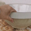 Ironstone Bowl with Contrasting Band