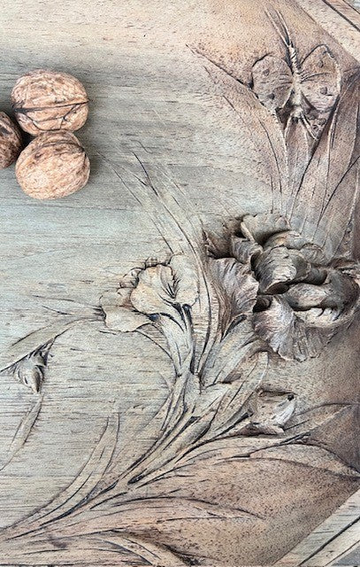 Carved Oak Tray