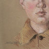 Oil on Thick Paper - Portrait, Pierre Roig, Signed