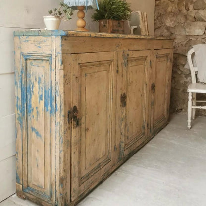 Slim Enfilade with Blue Paint