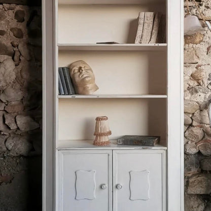 White Painted Bookcase