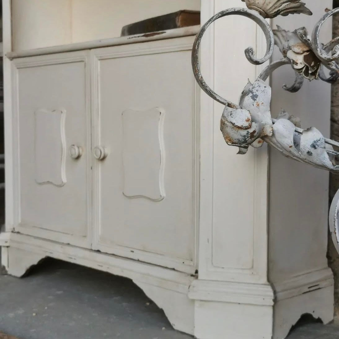 White Painted Bookcase