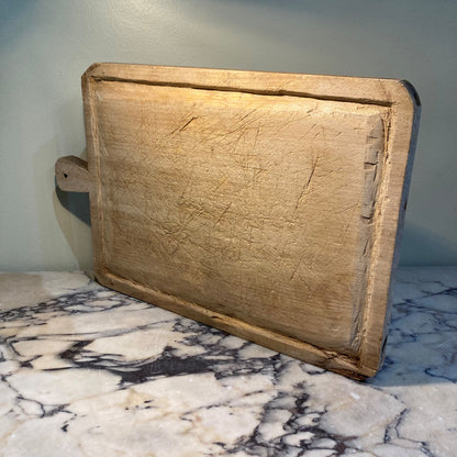 Antique French Grooved Cutting Board