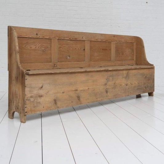 Fir Storage Bench from French Bank