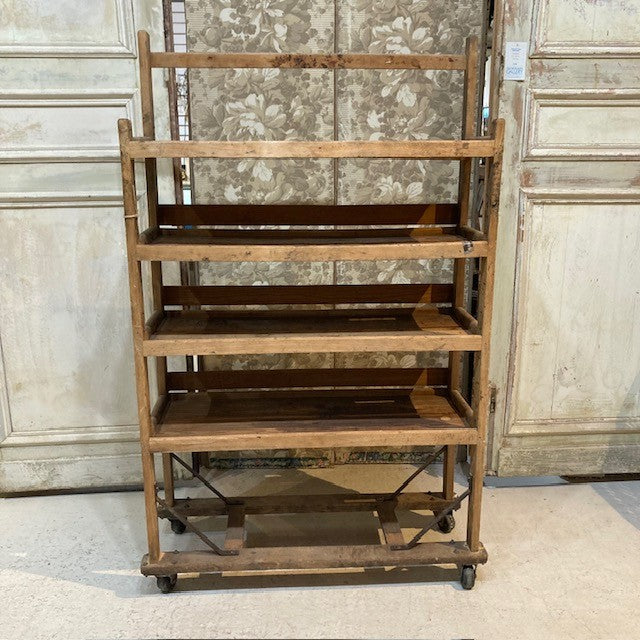 Wood Textiles Cart