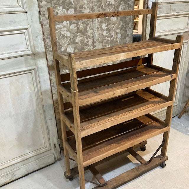 Wood Textiles Cart