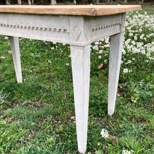 Swedish Console with Carved Detail