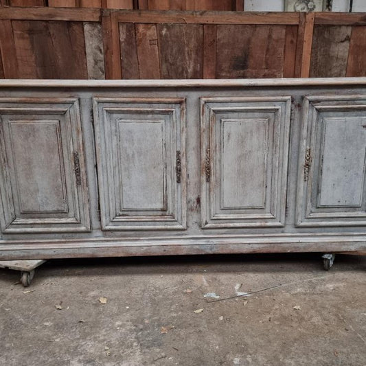 Grey Painted Walnut Enfilade