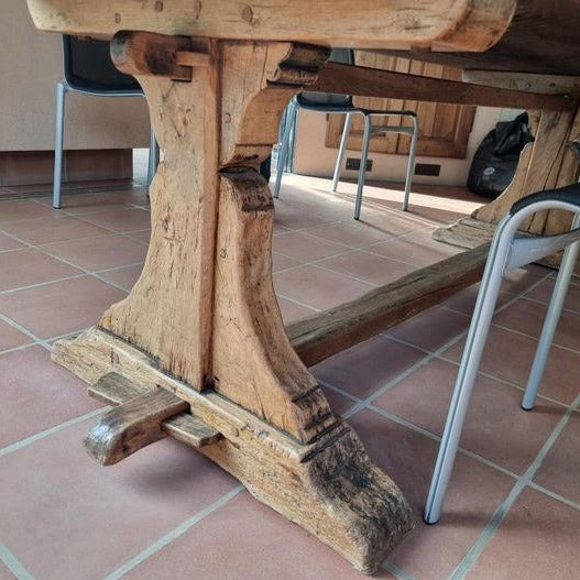 Oak Monastery Table made from Old Wood