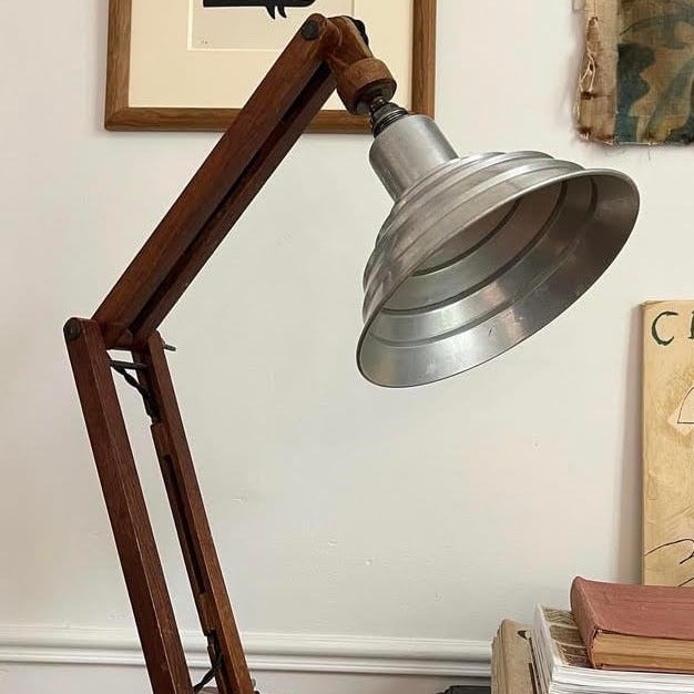 French Constructivist Period Adjustable Desk Lamp