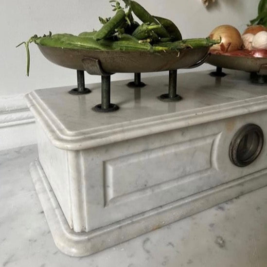 Large White Marble Balance