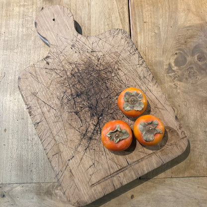 Thick French Cutting Board with Heavy Scarring