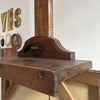 19th Century Pine and Walnut Easel/Rack and Pinion System