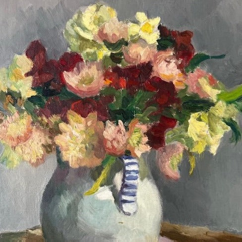 Oil on Canvas - Flowers