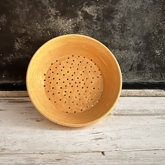 Earthenware Cheese Strainer