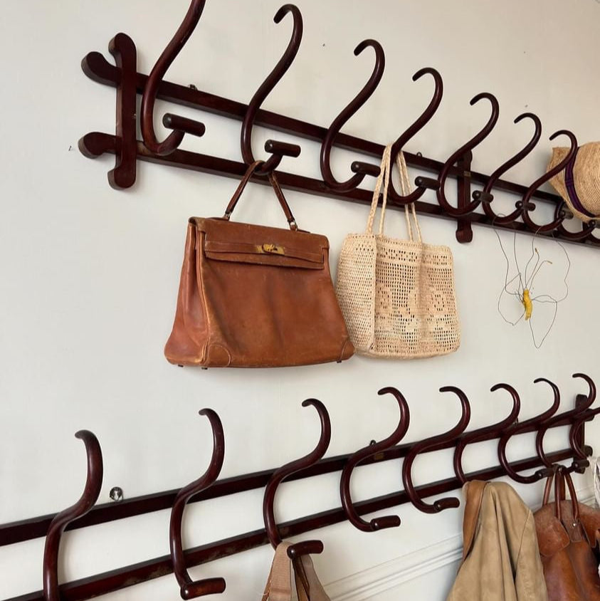 Thonet Style Coat Rack with Double Hooks