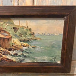 Framed Oil on Board - Cassis, South of France, Signed & Dated