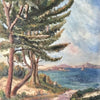 Oil on Board - South of France, Iisle d Hyeres Cote d'Azur